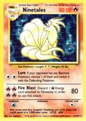 Ninetales - 12/102 - Holo Rare - Unlimited Edition